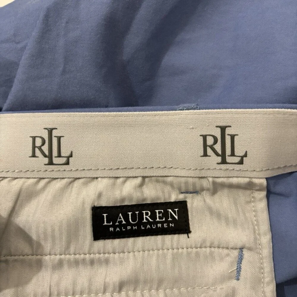lauren ralph lauren Black Label Golf Pants Blue  Tech Wear Size 40W/32L